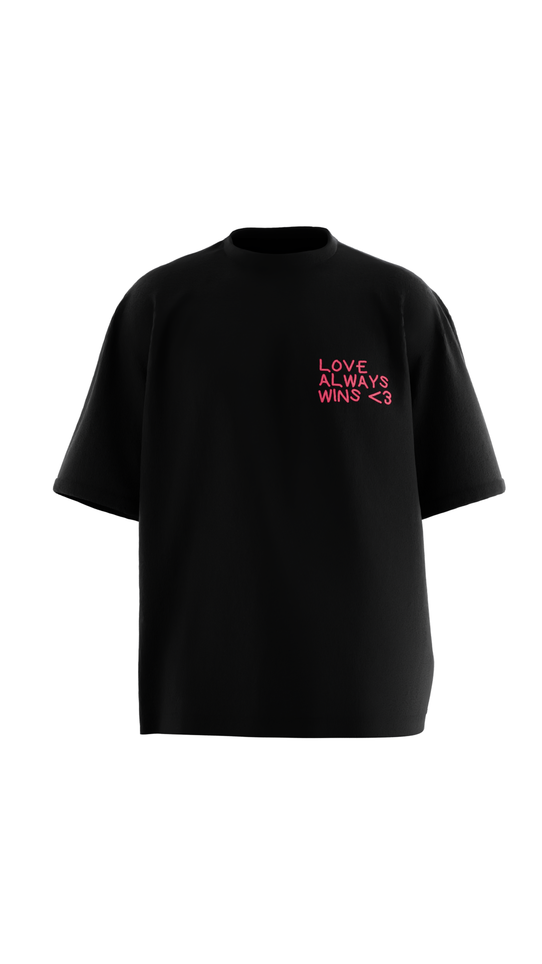 LOVE ALWAYS WINS BLACK