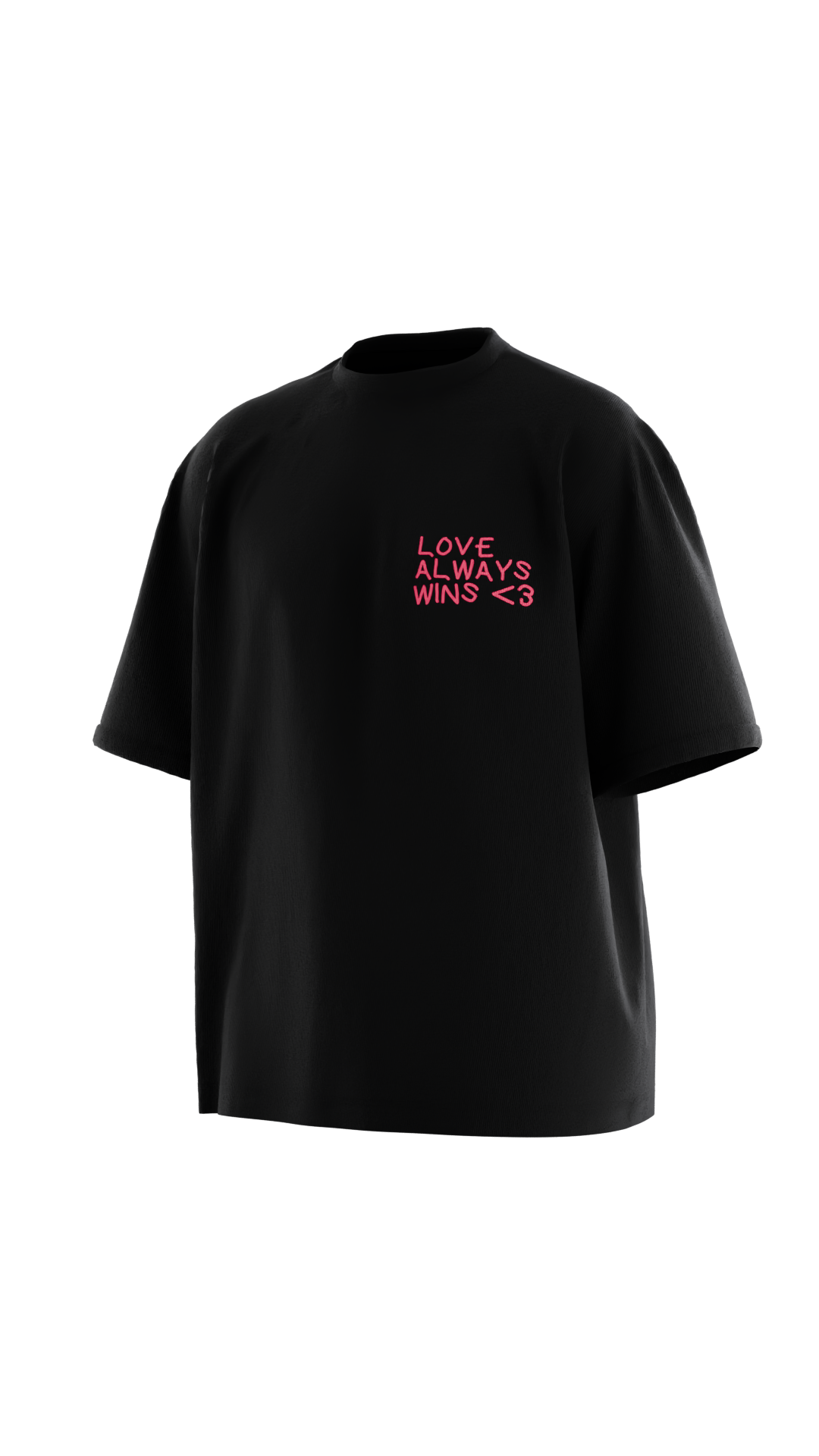 LOVE ALWAYS WINS BLACK